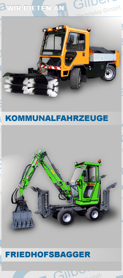 kommunalfahrzeuge friedhofsbagger